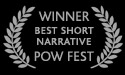 Winner BEST SHORT NARRATIVE: POW Film Festival 2008
